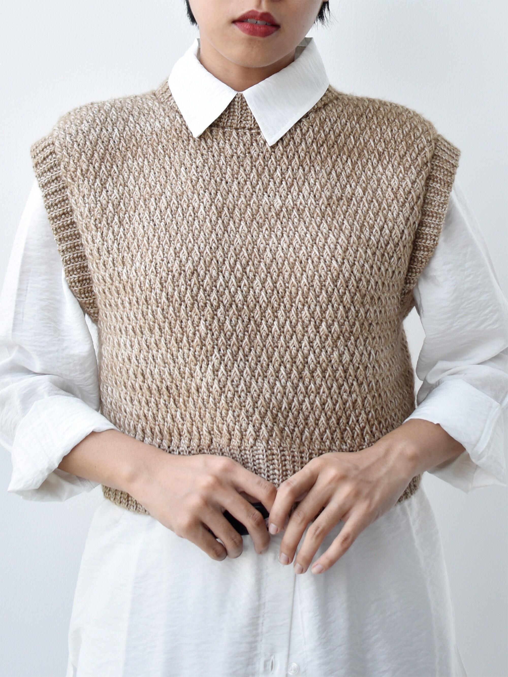 Crochet Cropped Vest Pattern Crochet 