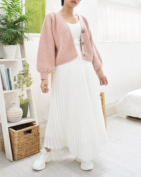 Modern cardigan top