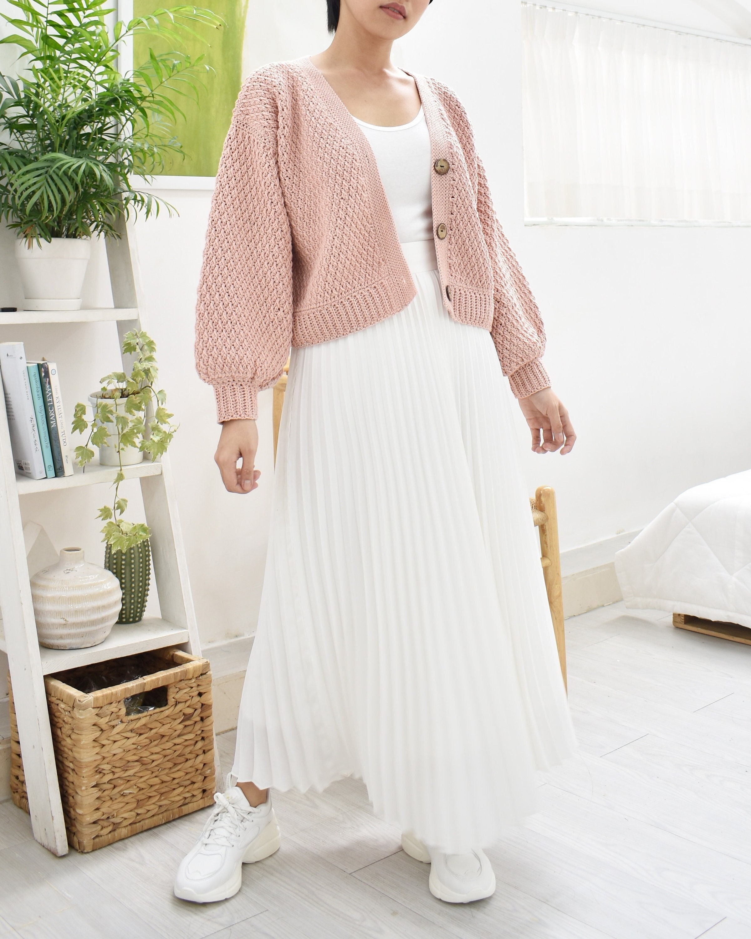 balloon sleeve cardigan pattern