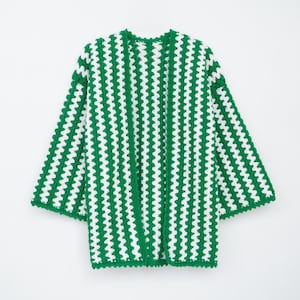 Häkeln Sie Omas Strickjacke Muster, Einfaches Häkeln Strickjacke Muster, Häkeln Pullover Muster, Oversize Strickjacke Muster, Moderne Häkeljacke