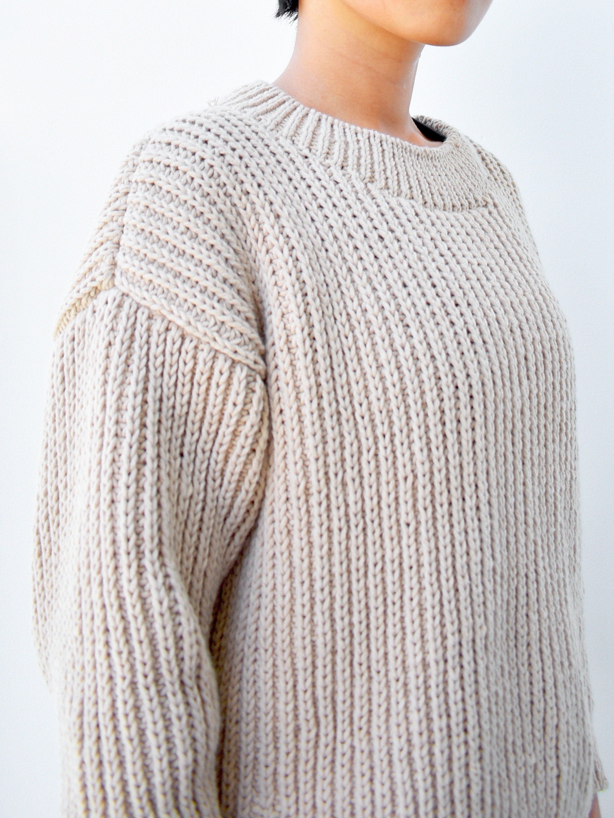 Easy Knit Pullover Sweater Pattern: Timeless Design (english) - Etsy