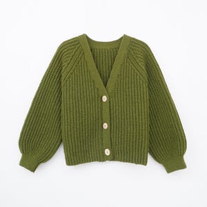 Modèle de cardigan raglan au crochet, Modèle de cardigan au crochet facile, Modèle de pull au crochet, Modèle de cardigan côtelé et Cardigan au crochet moderne