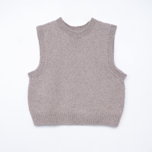 Top-down knitting vest pattern, Seamless vest pattern, Easy knitting vest sweater, Timeless vest pattern, Top knitting pattern
