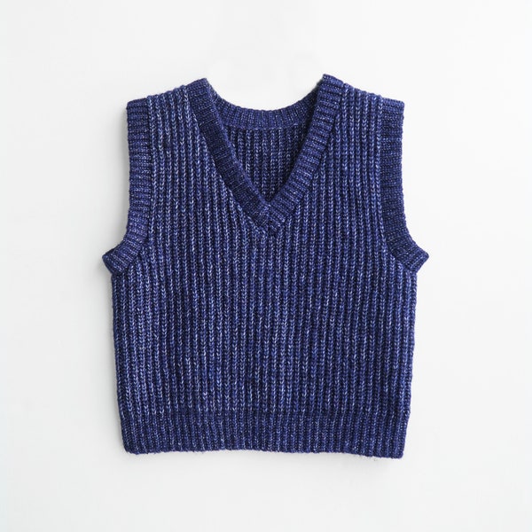 Patron gilet côtelé au crochet, Patron pull au crochet, Patron gilet facile au crochet, Pull côtelé au crochet, Patron gilet moderne au crochet