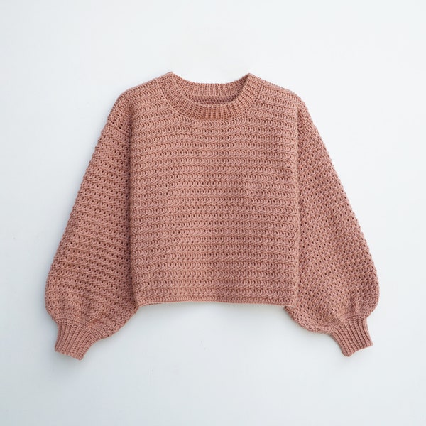 Easy Crochet Pullover Pattern: Women's Cozy Cardigan (PDF Pattern)
