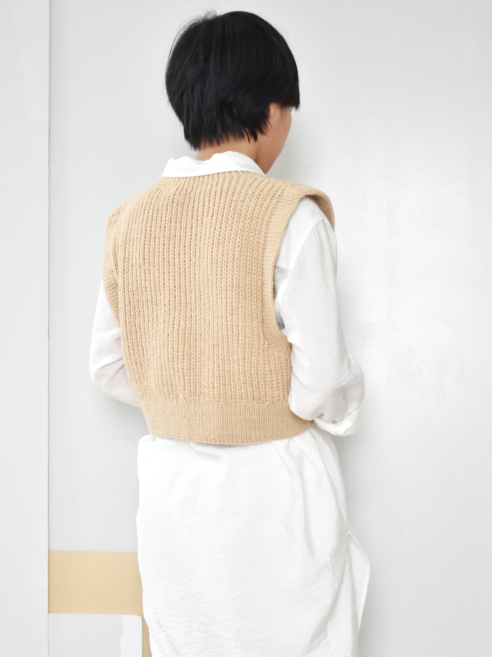 Knitting cropped vest pattern Knitting sweater sweater Easy | Etsy