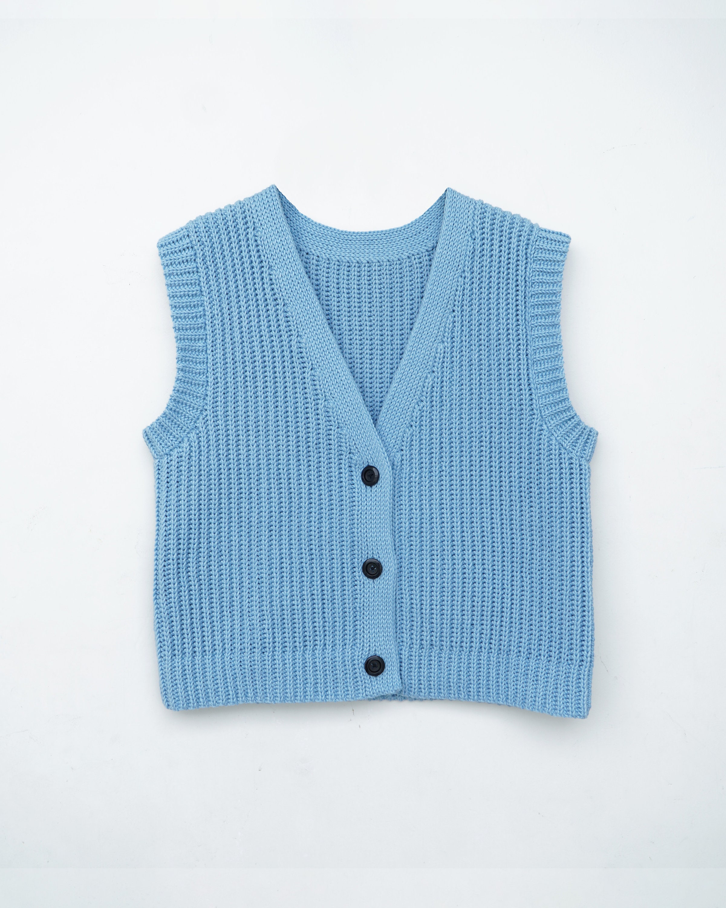 Crochet Ribbed Vest Pattern, Crochet Modern Sweater Pattern