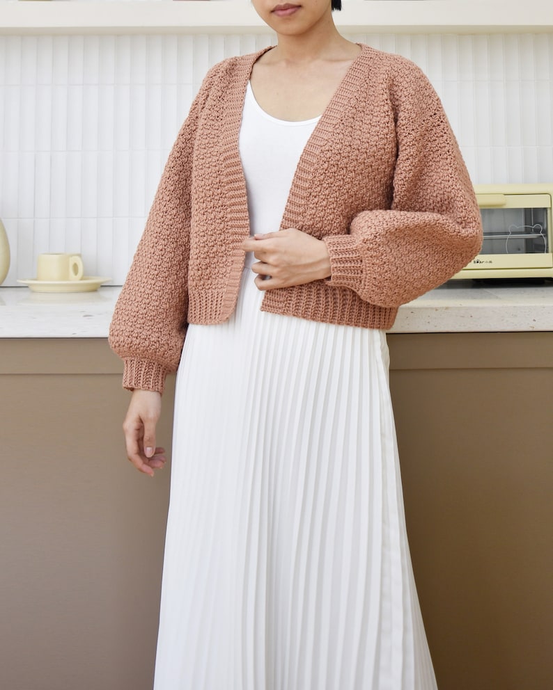 balloon cardigan pattern