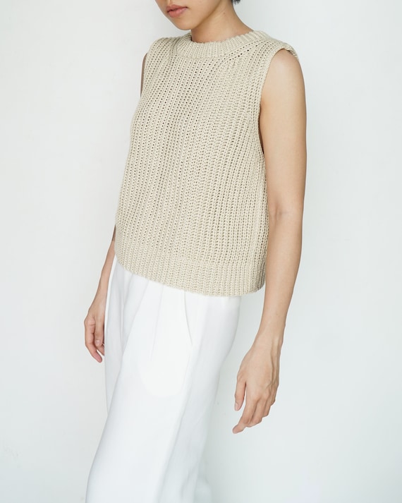 Crochet Ribbed Vest Pattern: Easy Modern Top (PDF Pattern)
