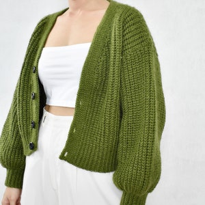 Crochet cardigan pattern, Easy crochet cardigan pattern, Crochet sweater pattern, Ribbed cardigan pattern, Modern crochet cardigan image 6