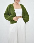 Crochet Ribbed Cardigan Pattern: Easy Timeless Cardigan (English)