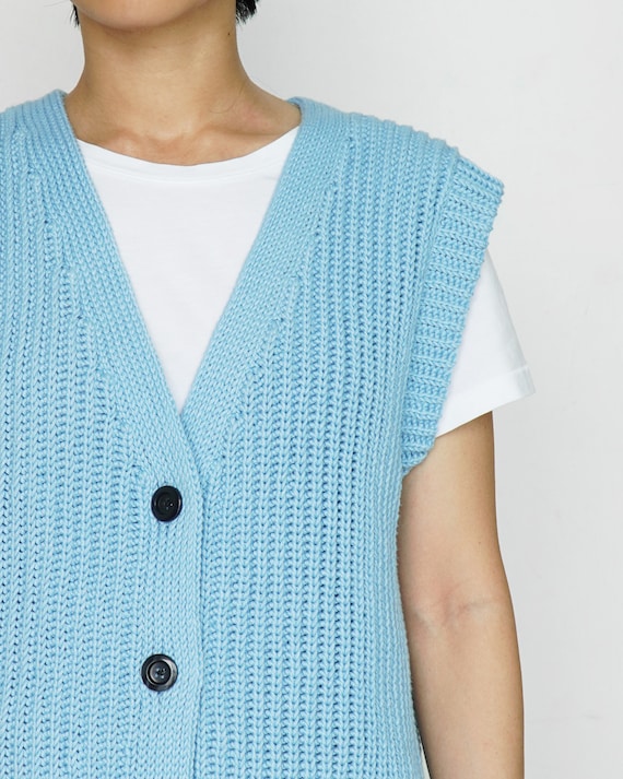 トップス Hard Twisted Yarn Rib Stitch V Neck Vest COOTIE / Hard Twisted Yarn Rib Stitch V Neck Vest -Black-