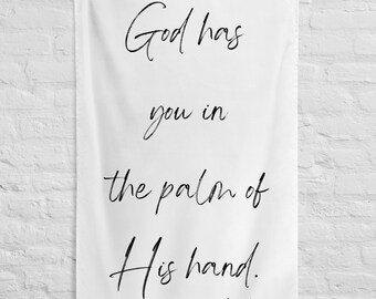 Bible Quote Flag, Nursery Wall Art, Nursery Bible Verse, Bible Wall Art, Quotes for baby room, Nursery quote wall art, baby gift