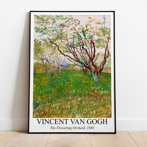 The Flowering Orchard, Vincent Van Gogh Print | Impressionist Painting | Landscape Print | Printable Wall Art | Digital Download