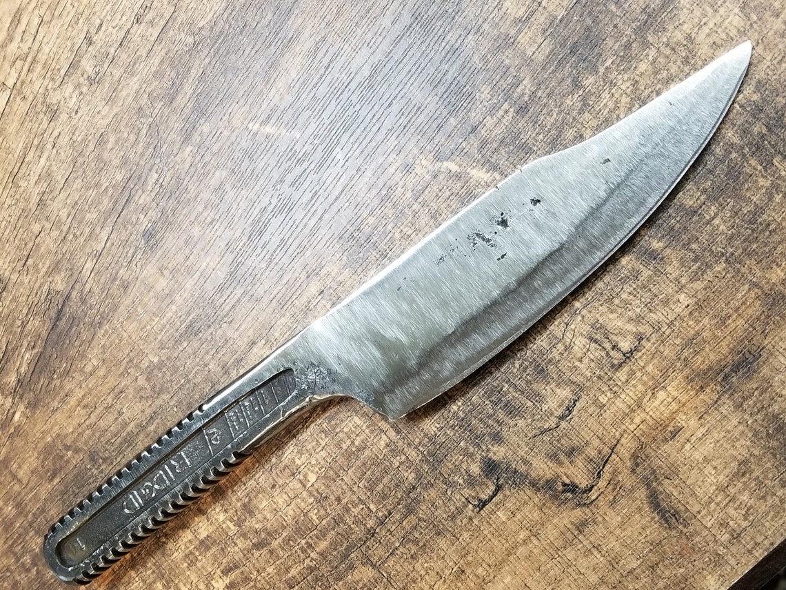 Hand 11.5 inch Wasteland Hunting Knife made from a Pipe Etsy