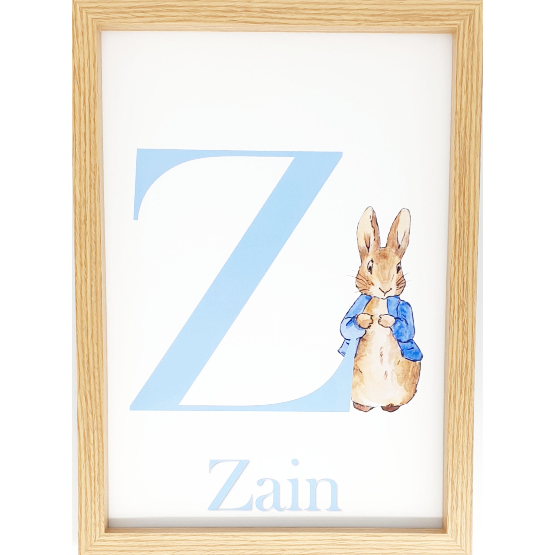 Peter Rabbit Personalised Frame Etsy