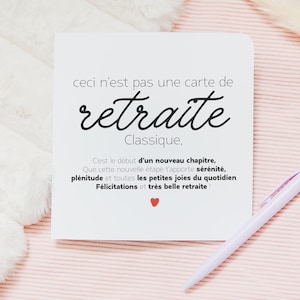 Retirement card - new retiree - happy retirement card - happy retirement card - good employee card - colleague card