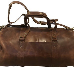 Premium Leather Duffle Bag