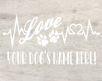 Custom Vinyl Decal, Personalized Decals, Create your own Decal, Custom Dog Decal, Personalized Dog Treat Jar, Custom Mug decal, Bumper