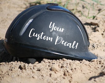 personalised riding hat bolsa