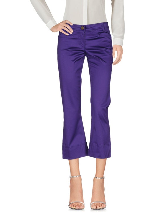 Roberto Cavalli purple 3/4 y2k pants just cavalli