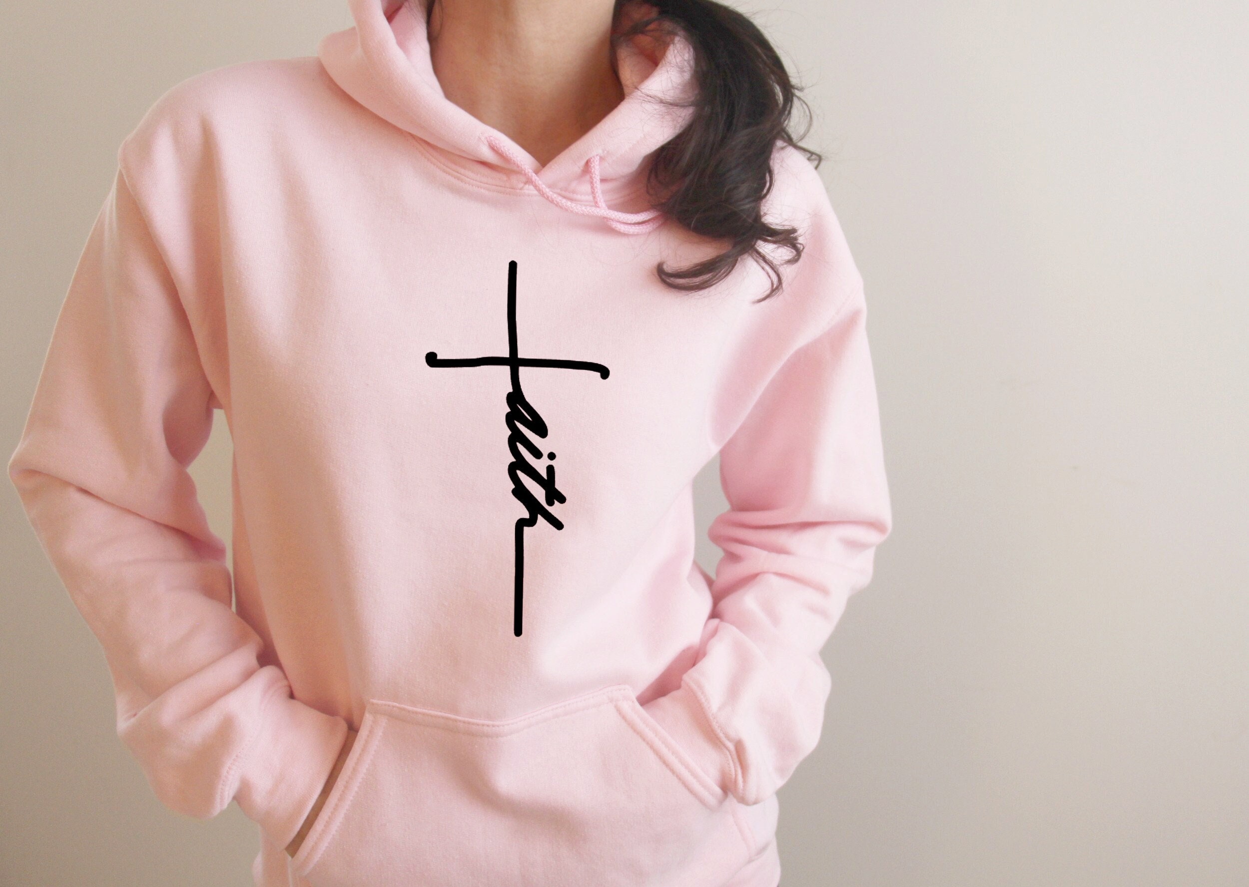 Faith Hoodie Christian Hoodies Church Apparel Christian Etsy