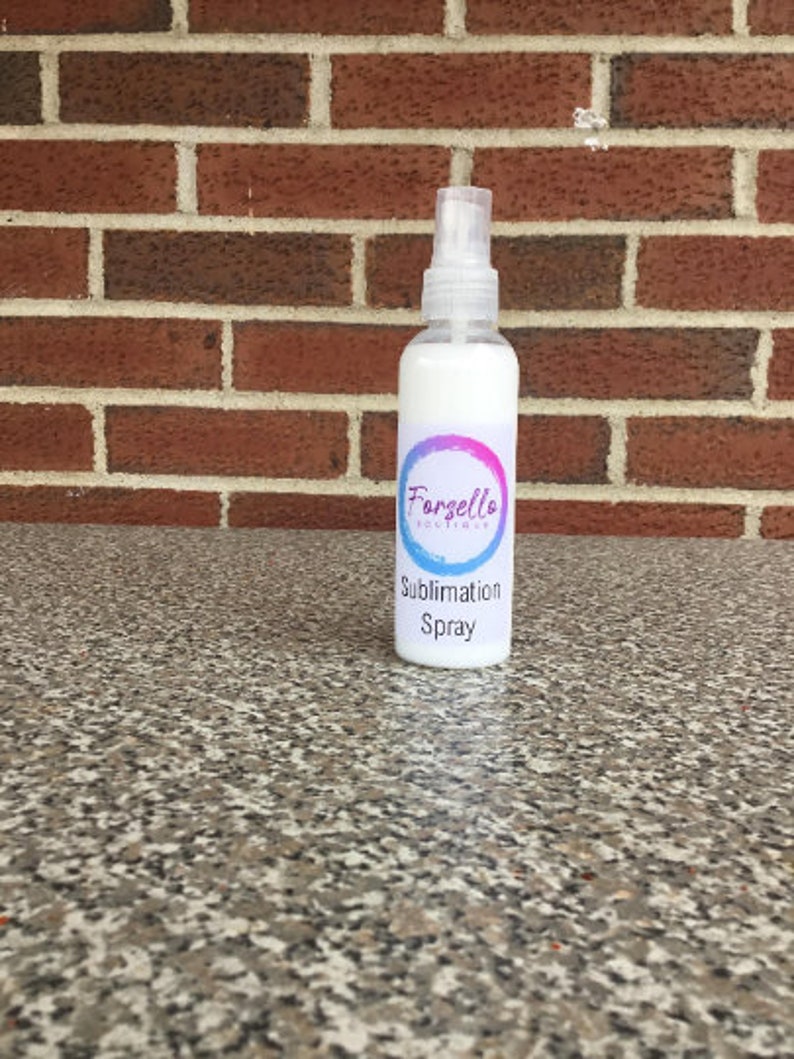 5oz Spray Sublimation Spray Sublimate Onto Cotton DO NOT Etsy