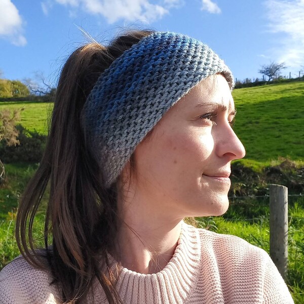 Beautiful cosy and unique hand knit wool headbands ear warmers variety of colours and styles available