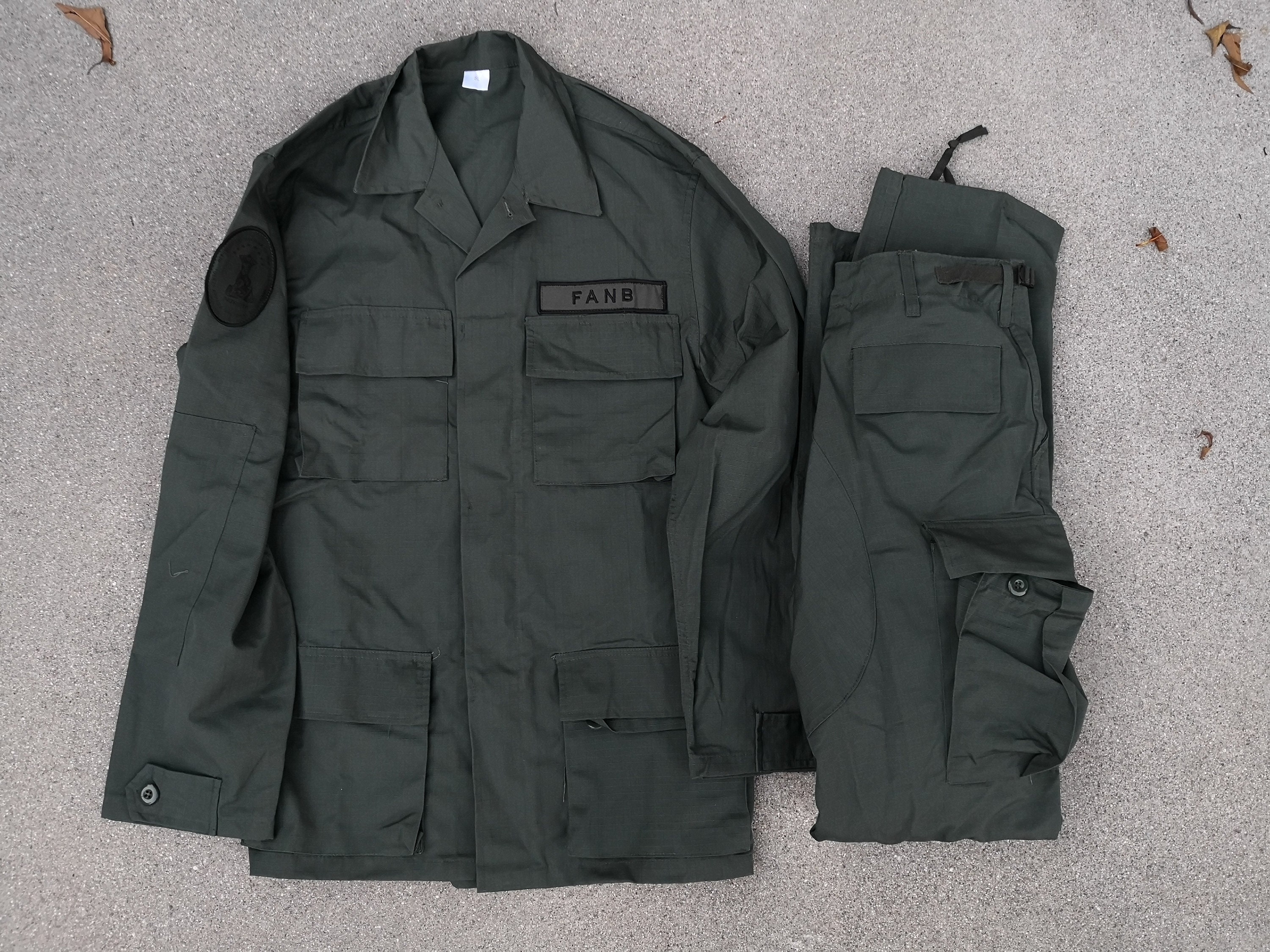 white bdu jacket