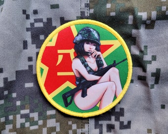Chinese People's Liberation Army (PLA), pinup girl airsoft and cosplay morale patch