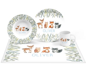 baby boy dinner set