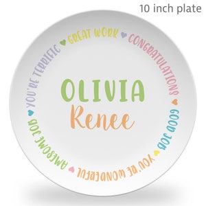 Congratulations Plate You&#39;re Special Plate Personalized Plate with name girl gift plategirl baby gift