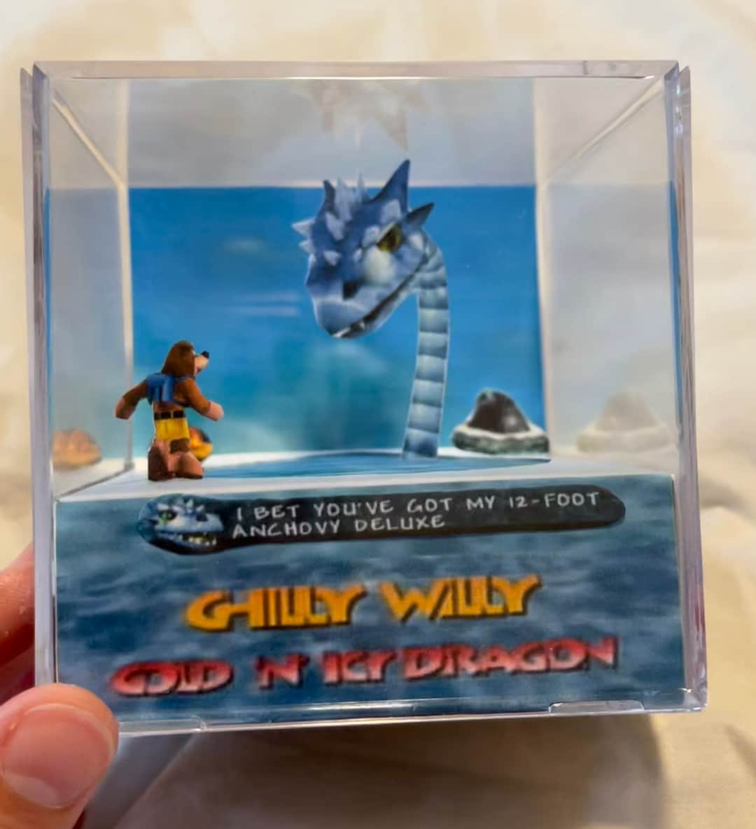 Banjo Kazooie Diorama Cube Etsy