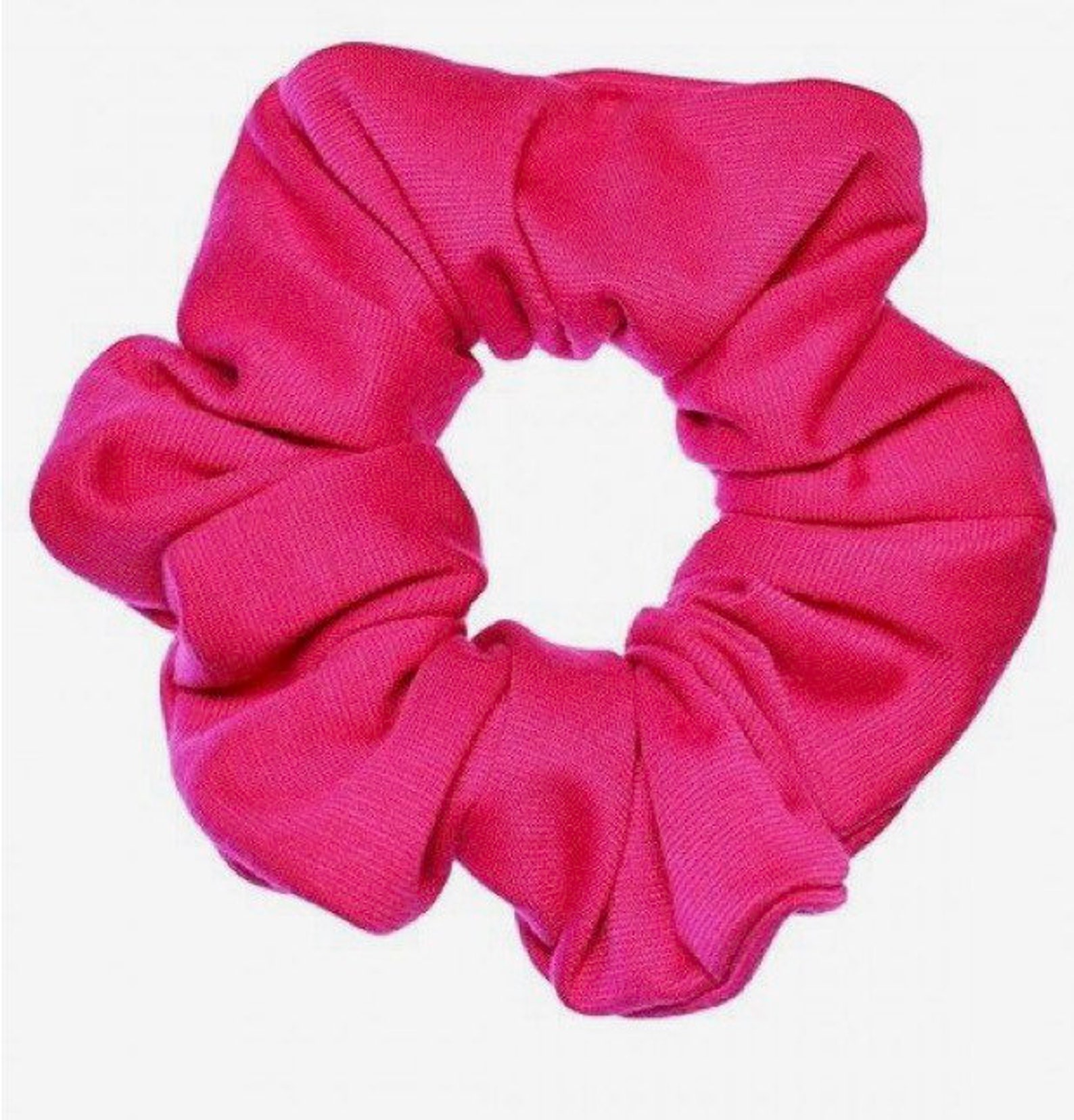 HOT PINK Large Scrunchie Etsy