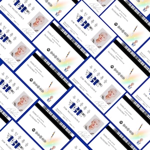 Tarjeta de identificación de B.I Kim Hanbin: tarjetas fotográficas Kpop de PVC de primera calidad / accesorio de concierto de merchandising de identificación / ¡perfecta para eventos con funda de copa, regalos y coleccionables!