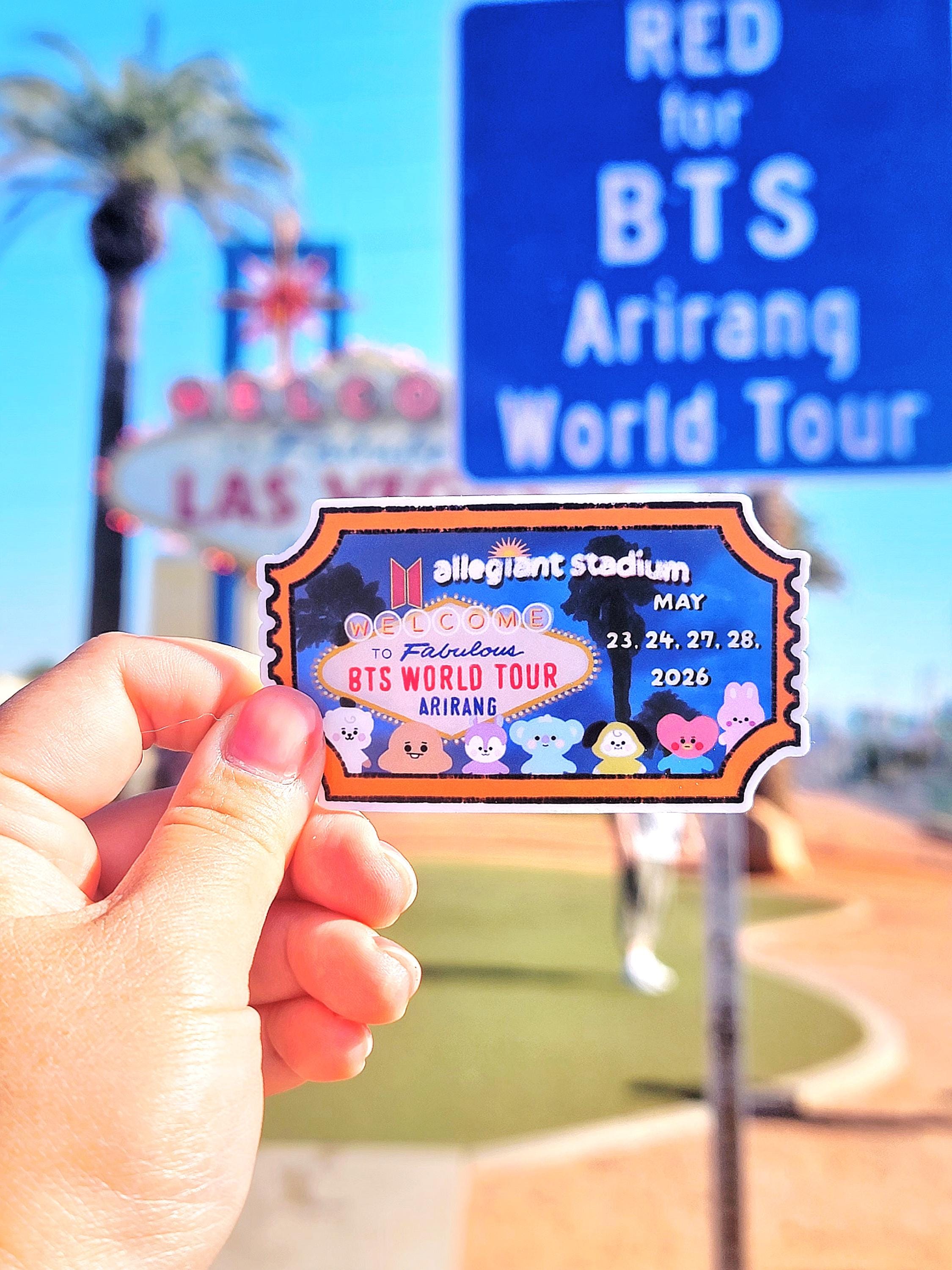 Bts Arirang World Tour Magnet - Etsy