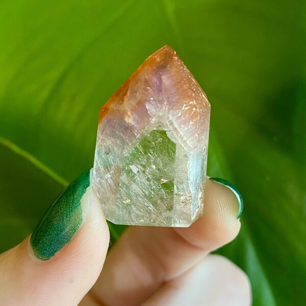 Dreamcoat Lemurian Generator - Polished Brazilian Tower Crystal