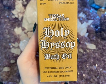 Tessas Holy Hysop Oil - Dreams 7 Holy Spirits Bath Wash - Huile nettoyante spirituelle