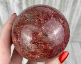 Rhodonite Sphere from Madagascar