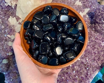 Obsidian Tumbled Stone - Protection