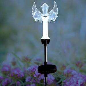 Solar Wing Cross Solar Stake Light