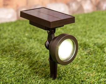 50 Lumen light output  Solar Outdoor Spot Light