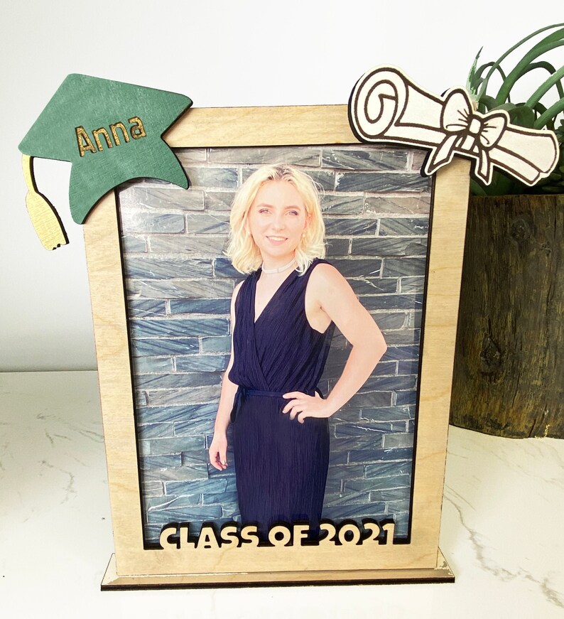 Personalized Graduation Wood Picture Frame Class of 2023 Etsy UK