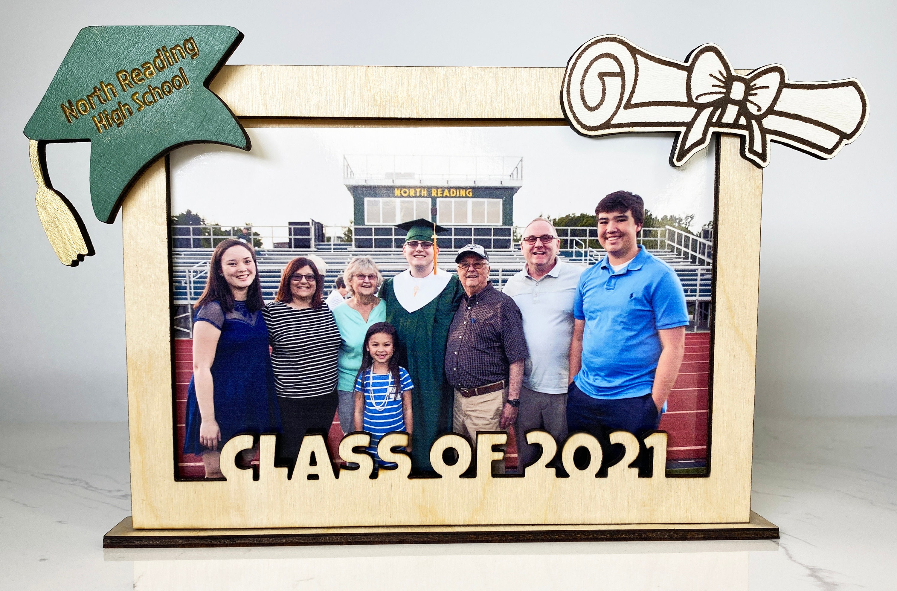 Personalized Graduation Wood Picture Frame Class of 2023 Etsy
