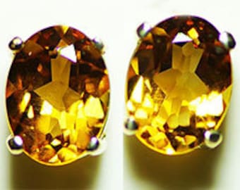 Madeira Citrine Earrings