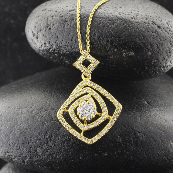 Diamond gold chain sale design