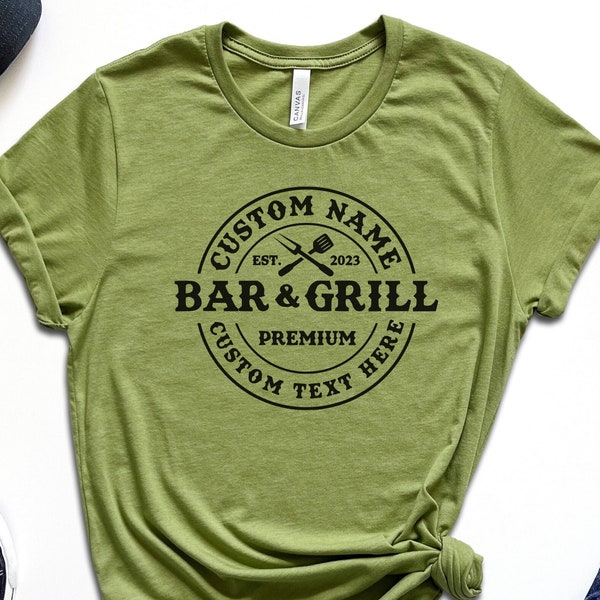 Personalized Tee Shirts for Men Grill Etsy