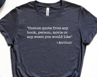Quote Shirts - Etsy