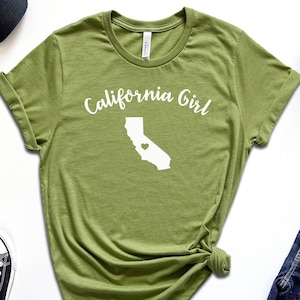 California Girl Shirt, Gift for Californian, California Love, Womens California Shirt, California State Shirt, West Coast Shirt, Cali Girl