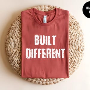 Built Different, Nobody Cares, Work Harder, Gym Workout, No Excuses, Strength Training, Bench Squat Shirt, Gym Motivation, Bodybuilding Tee